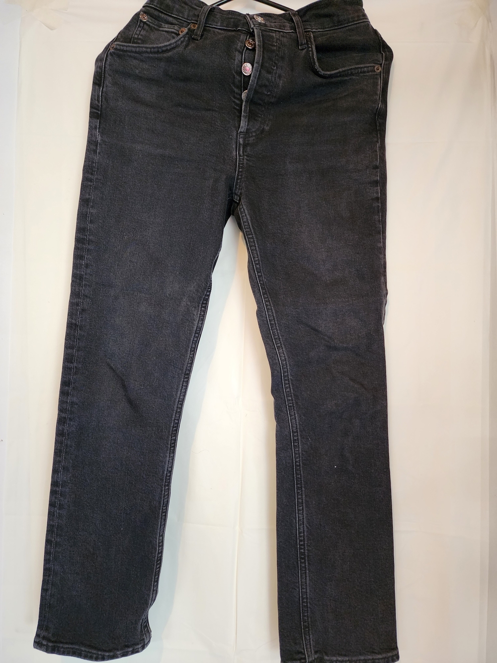 Agolde Black High-Rise Skinny Jeans